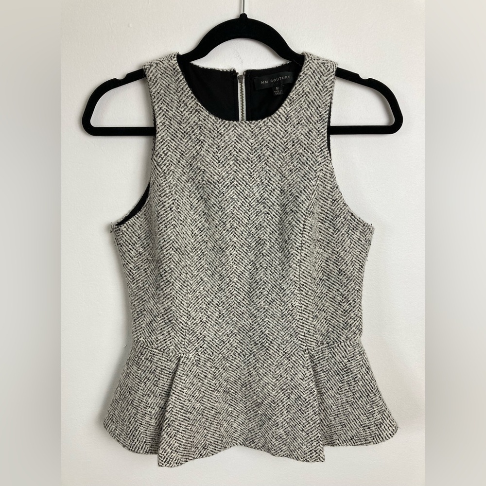 MM Couture Peplum Top S/M
